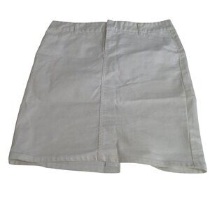 Old Navy White Denim Jean Pencil Skirt Women Size 6 Regular Casual
